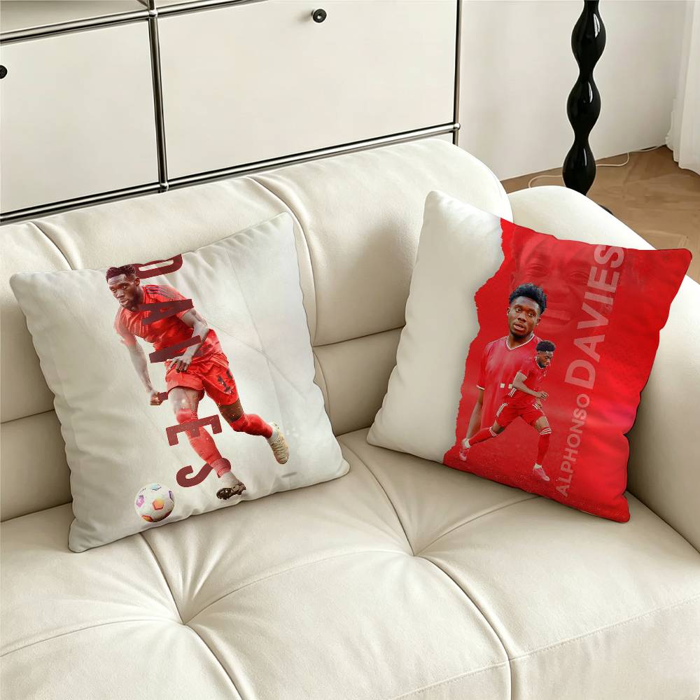 Home Textiles Canada - ปลอกหมอนอิง A-Alphonso D-Davies จากแคนาดา ปลอกหมอนสำหรับรถยนต์และโซฟา