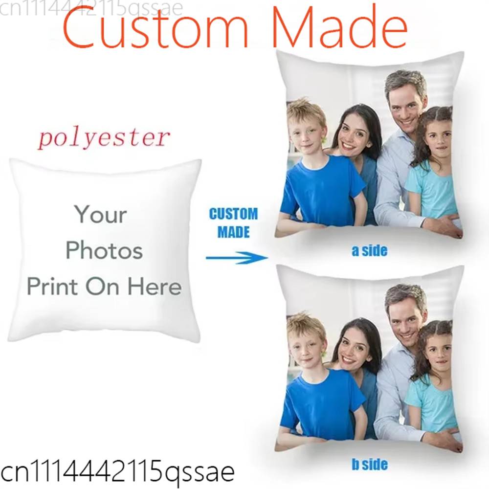 Home Textiles Images - ปลอกหมอน CT26 แบบ DIY พร้อมภาพถ่ายส่วนตัว ที่มีภาพอนิเมะ/ไอดอล/คนรัก