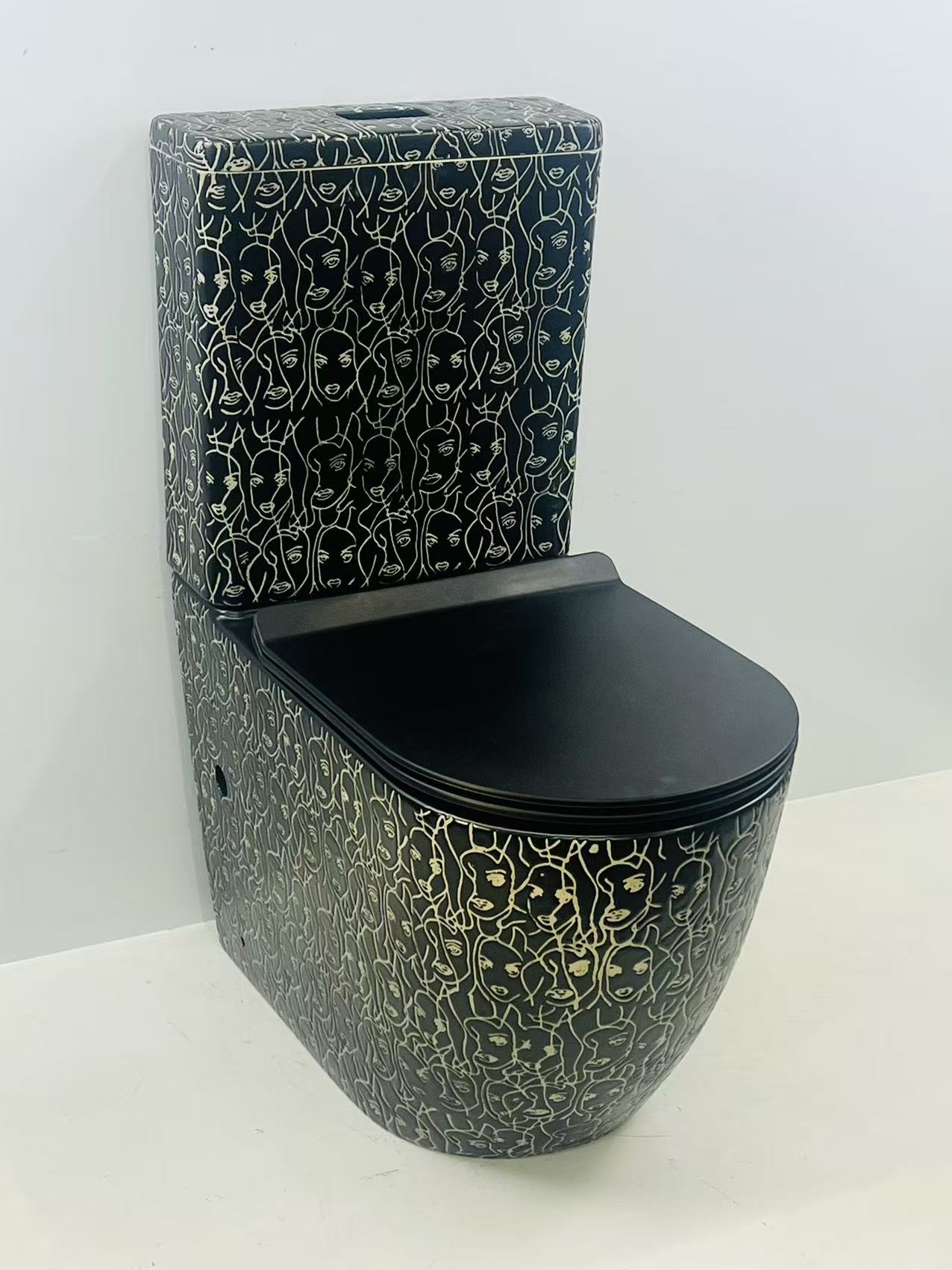 โถสุขภัณฑ์เซรามิกแบบชิ้นเดียว  - P & C Home Textiles Usa บทวิจารณ์และราคา