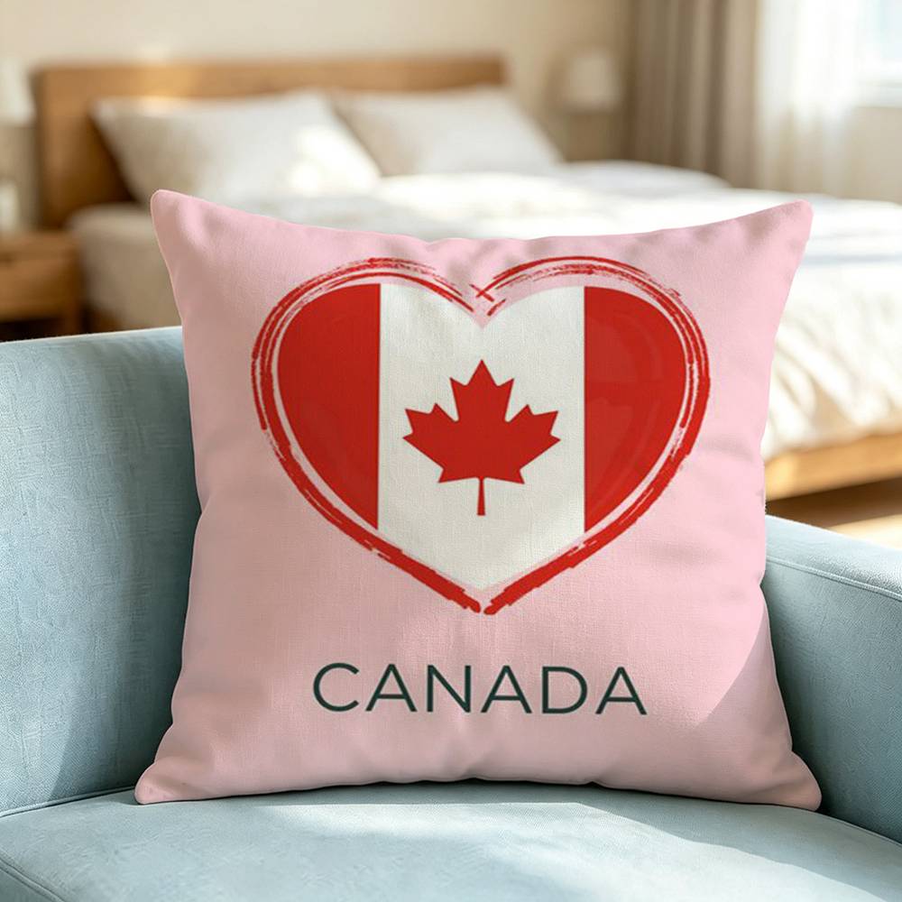 ปลอกหมอนลายธงชาติแคนาดา A-Aest - Home Textiles Canada บทวิจารณ์และราคา