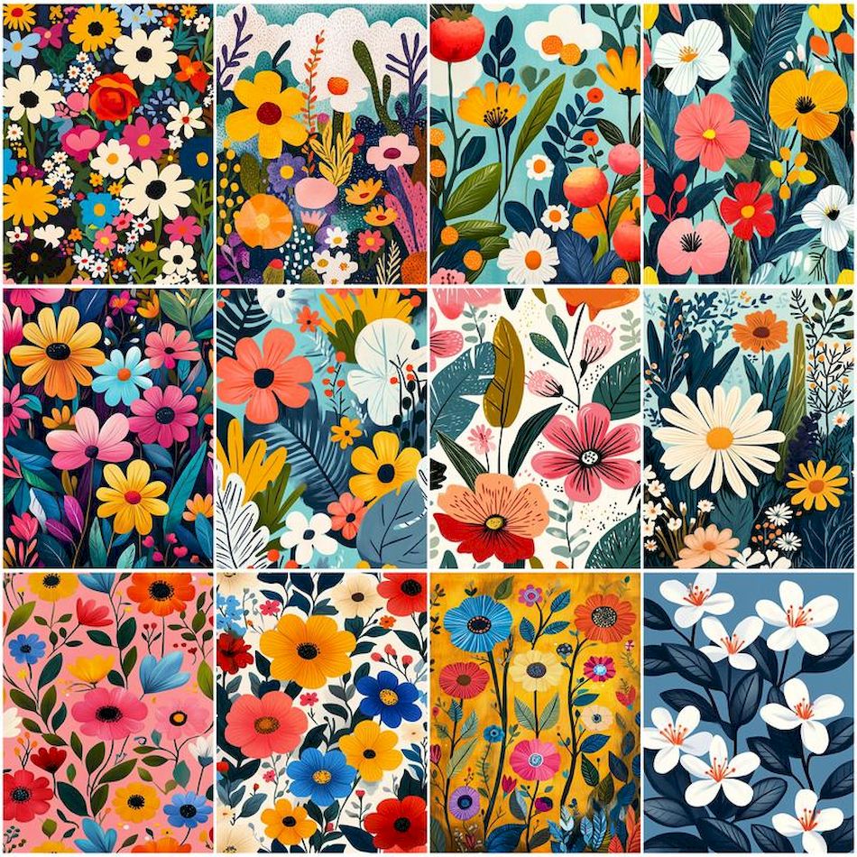 RUOPOTY ง่ายภาพวาดดอกไม้สไตล์ห - Home Textiles Store บทวิจารณ์และราคา