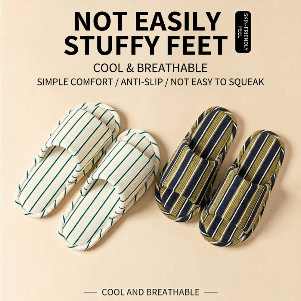 รองเท้าแตะในบ้านแบบสวม 1 คู่ น - Home Textiles Store บทวิจารณ์และราคา