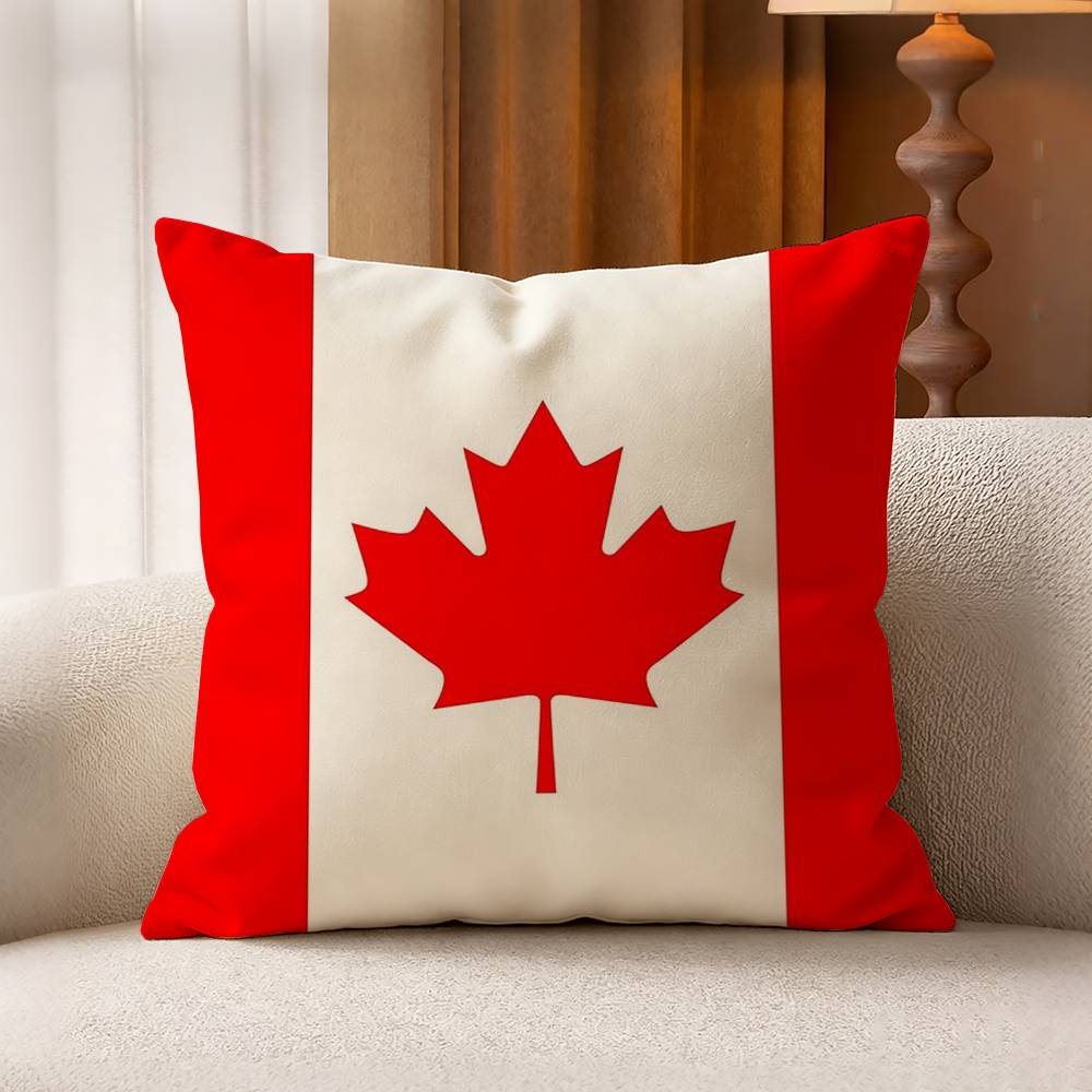 C-แคนาดาธงชาติผ้าฝ้ายผ้าลินินป - Home Textiles Canada บทวิจารณ์และราคา