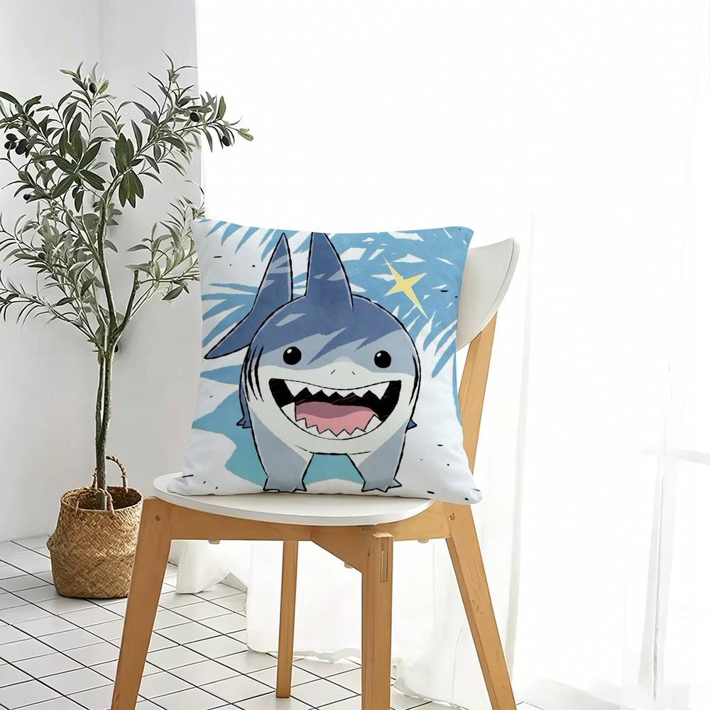 เคสหมอนพิมพ์ลายสองด้านรูปฉลามน - Home Landing Textiles บทวิจารณ์และราคา