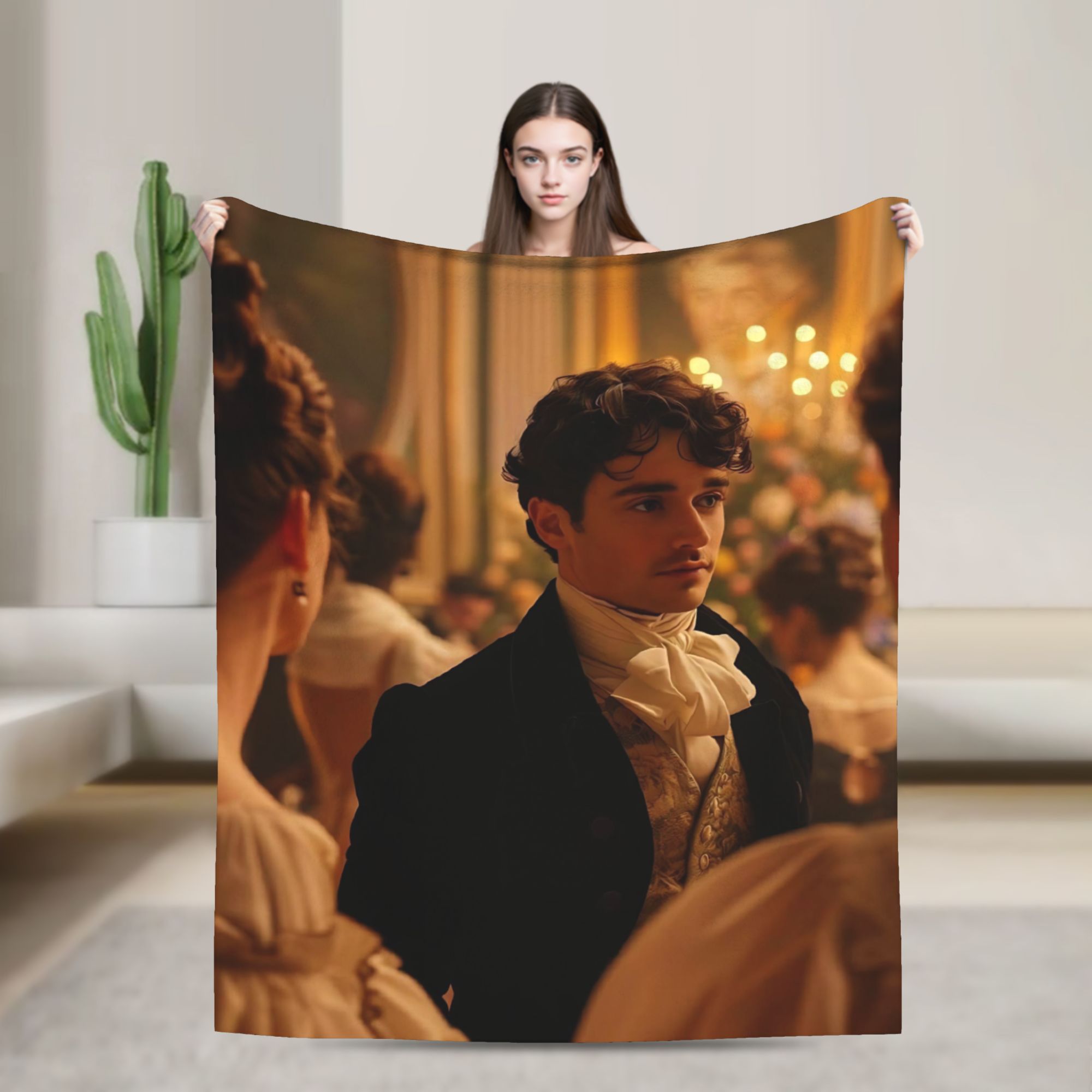 ผ้าห่มพิมพ์ลายพระเยซูตลกๆ เหมา - Home Textiles Images บทวิจารณ์และราคา