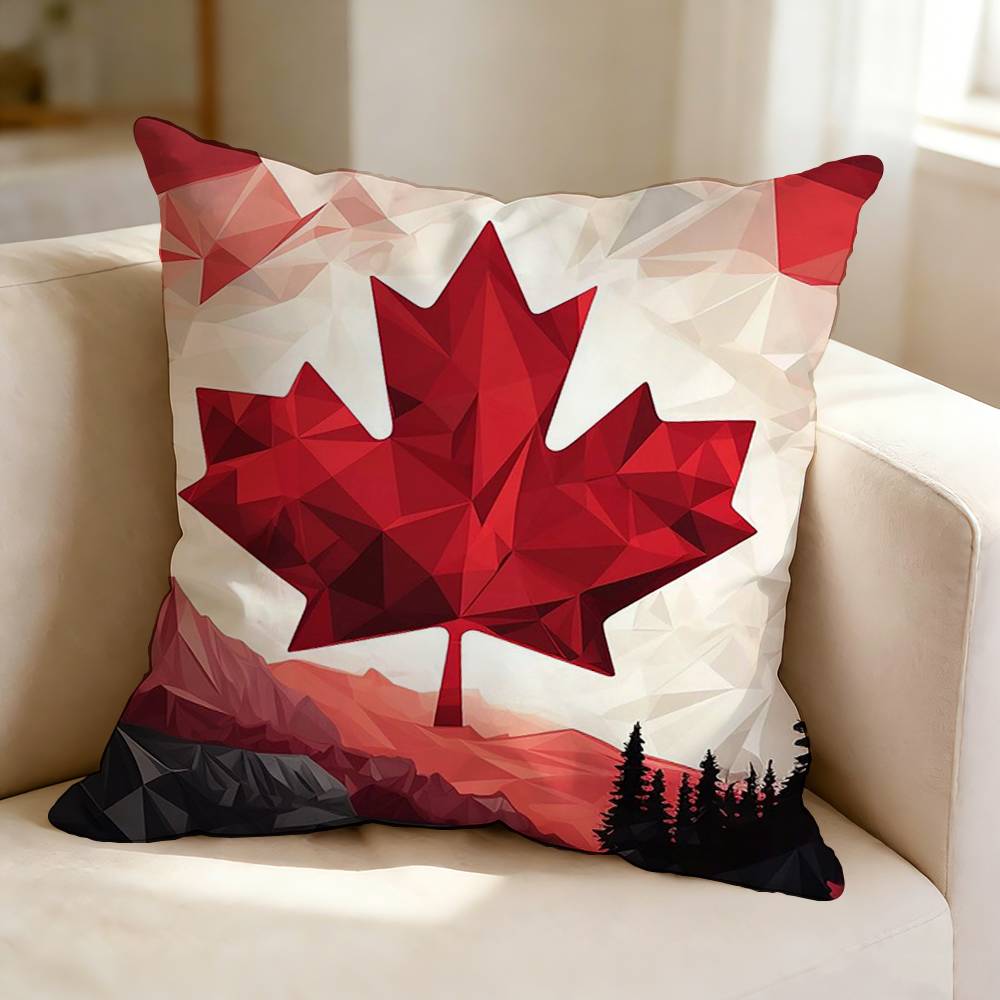 ปลอกหมอนพิมพ์ลายธงชาติแคนาดาแบ - Home Textiles Canada บทวิจารณ์และราคา