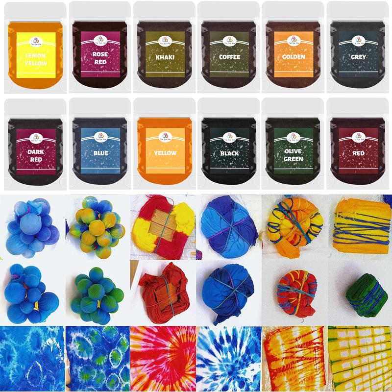 10-20ก. 24สีผ้าย้อมสีรีเฟอร์สี - Home Textiles Store บทวิจารณ์และราคา